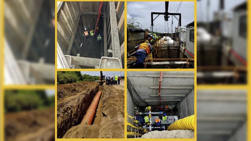 ENACAL alcanza 45% de avance en ampliación del alcantarillado sanitario de Managua
