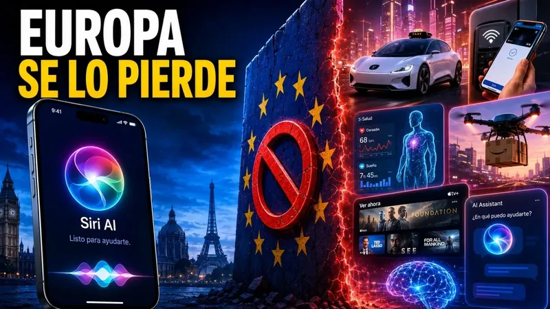 Siri AI no llega a Europa y es solo la punta del iceberg: todo lo que nos estamos perdiendo por vivir en la UE