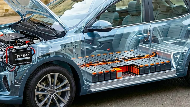 ¿Para qué necesitan los coches que no son 100 % eléctricos una segunda batería si no van a mover su motor con ella?