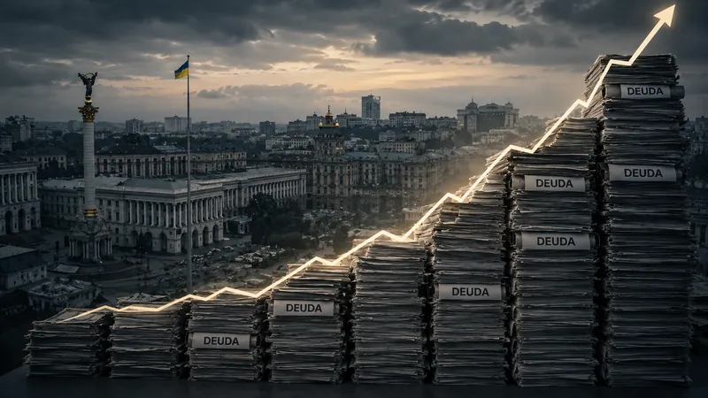 La deuda pública externa de Ucrania se cuadruplica desde 2022, muestran cálculos
