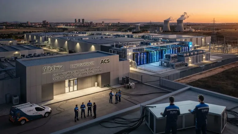 Es oficial: Bruselas aprueba la alianza de Telefónica, Santander y ACS para tener una gigafactoría de IA de 5.000 millones en España