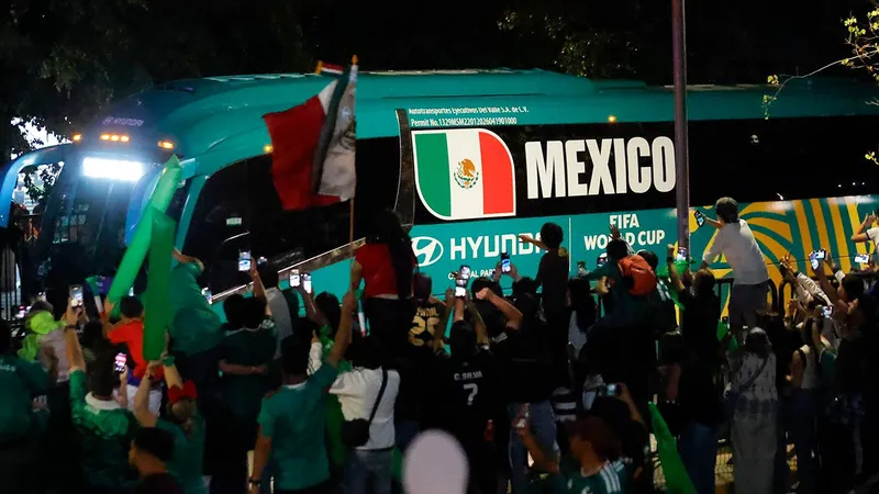 Hasta los seleccionados se impresionaron con el recibimiento en Guadalajara