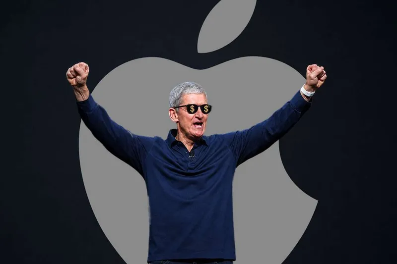 Tim Cook empieza su último mes como CEO de Apple. "Solo" ha logrado incrementar los ingresos en un 280%