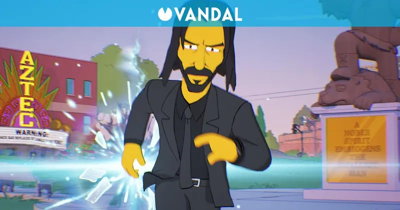 John Wick vuelve de una forma inesperada: su versión 'Simpson' será una skin jugable en Fortnite