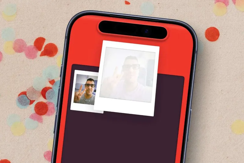 El truco para convertir la Dynamic Island de tu iPhone en una cámara Polaroid