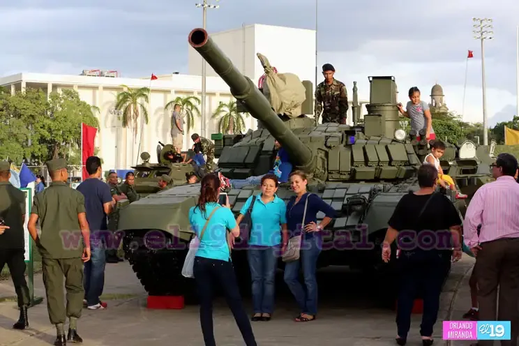 Ejército abrirá exposición estática en Managua desde el 5 de septiembre