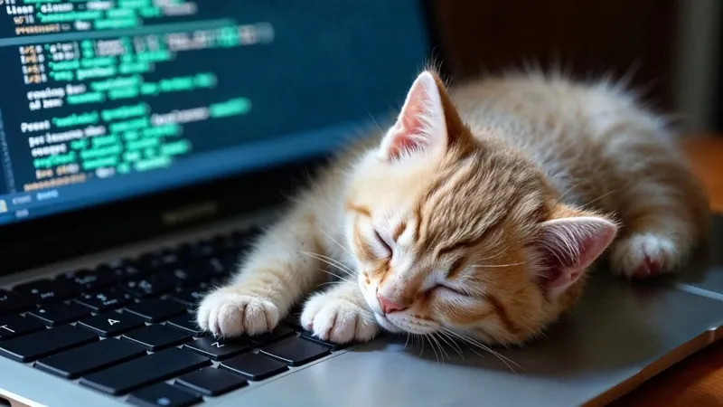Tu gato ha aprendido que acostarse sobre el teclado consigue una respuesta inmediata