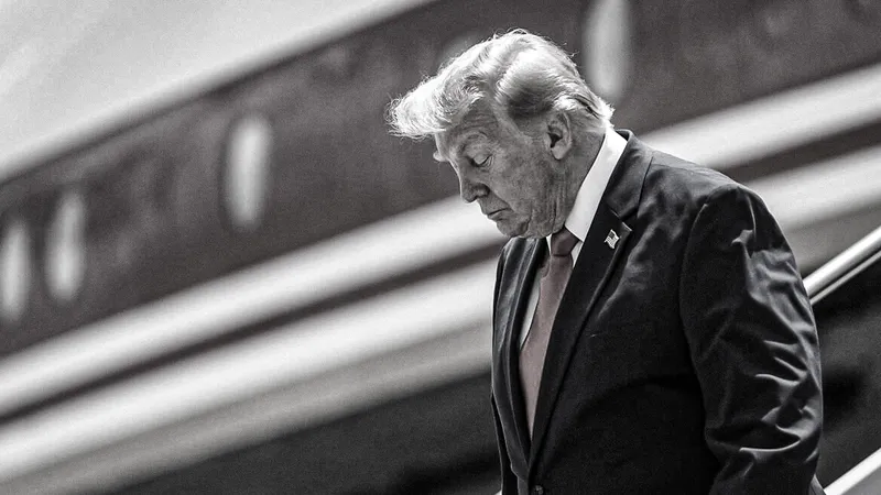 Donald Trump enfrenta su peor registro de aprobación