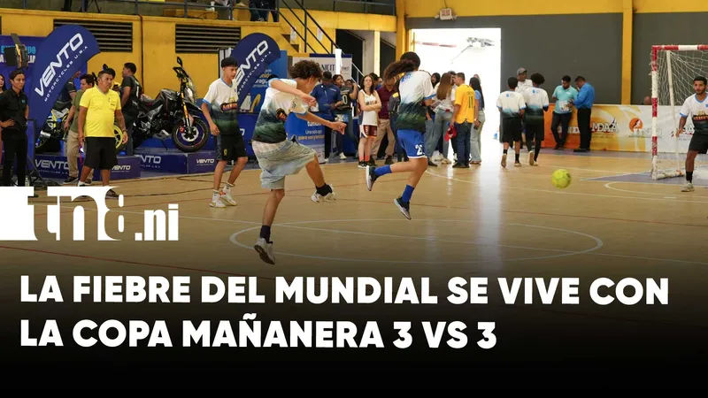 La Fiebre del Mundial se vivió en el Polideportivo España con Mañaneros