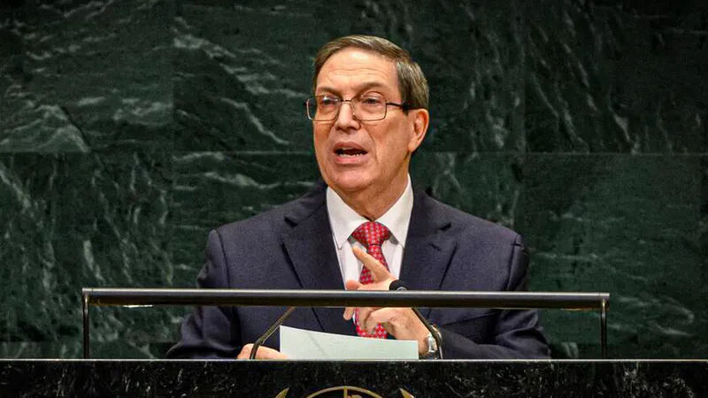 Cuba lanza un contundente discurso contra Estados Unidos en la ONU