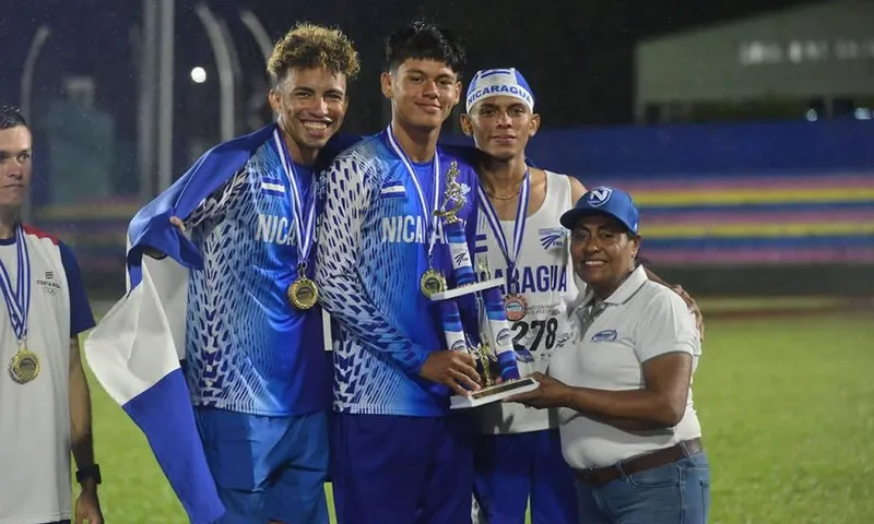 Nicaragua brilla con oro en Centroamericano Mayor de Atletismo