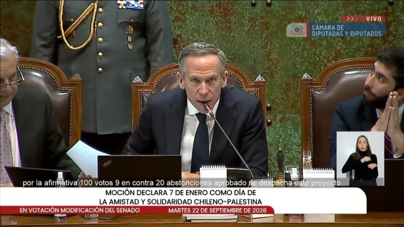 Kast se une al Escudo de Trump, mientras Congreso chileno respalda a Palestina