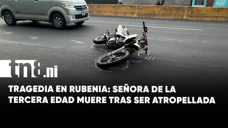 Señora de la tercera edad muere tras ser atropellada por un motociclista en Rubenia