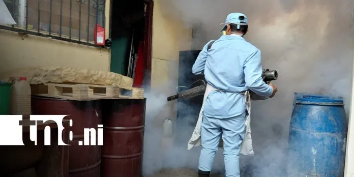 Casa a casa, brigadas de salud combaten criaderos de mosquitos en Managua