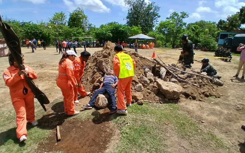 Comunidad Jocote Dulce fortalece capacidad de respuesta ante situaciones multiamenazas