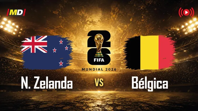 Nueva Zelanda - Bélgica, en directo