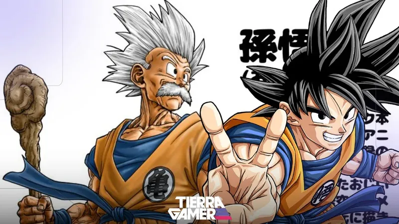 Dragon Ball recibe una nueva ilustración de Toyotaro que nos muestra a Goku como un viejito
