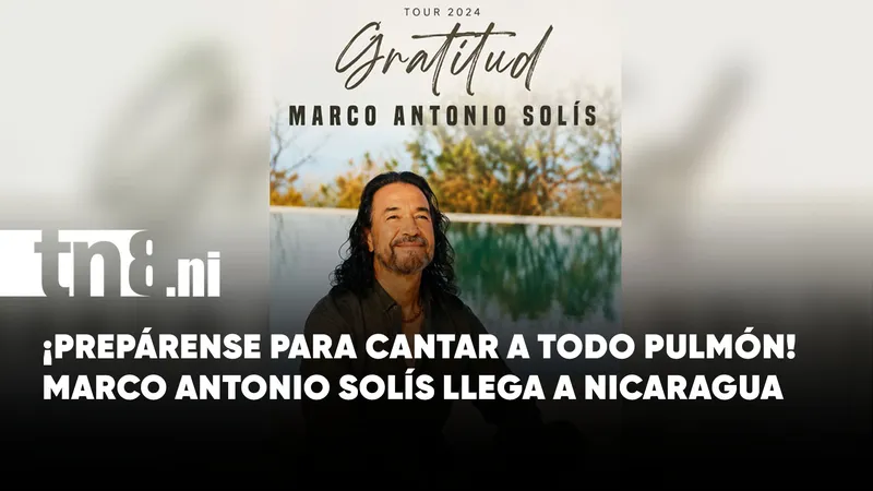 La voz del romance llegará a Nicaragua: Marco Antonio Solís confirma concierto
