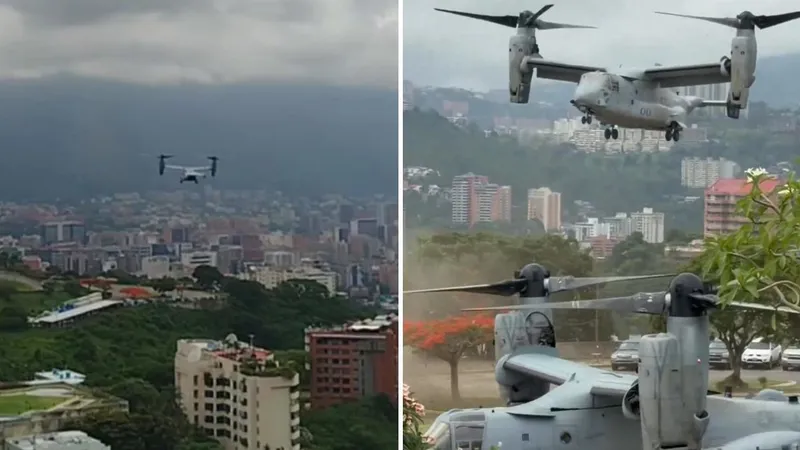 VIDEOS de sobrevuelo de aviones de EE.UU. en Venezuela durante un simulacro de contingencias