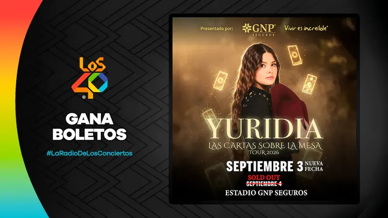 Yuridia llega al Estadio GNP Seguros con su tour “Las cartas sobre la mesa Tour”