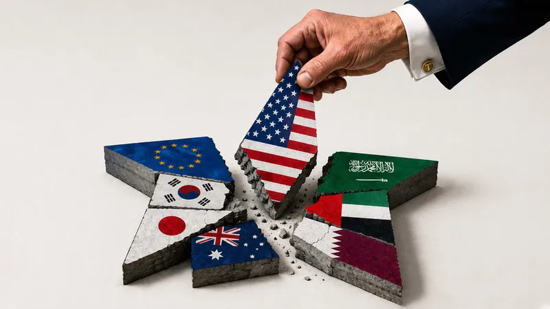 Cómo Trump pone a sus aliados contra las cuerdas en su guerra con Irán