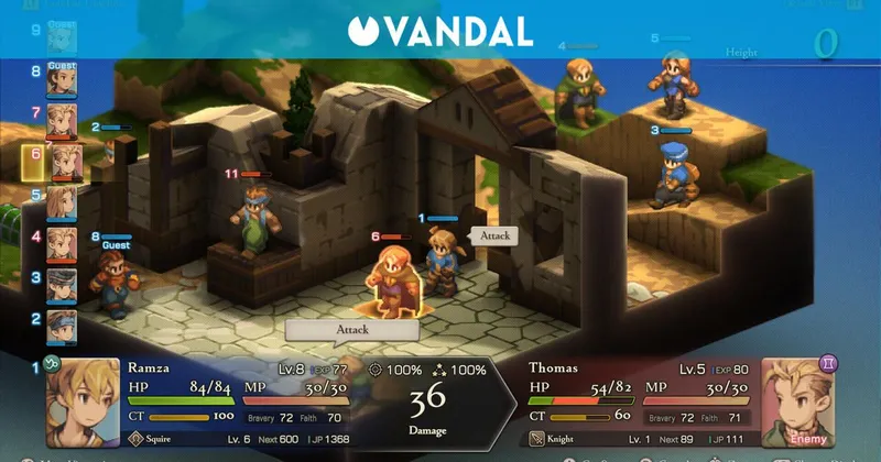 El remaster de Final Fantasy Tactics recibe nuevos idiomas, pero entre ellos sigue sin estar el español