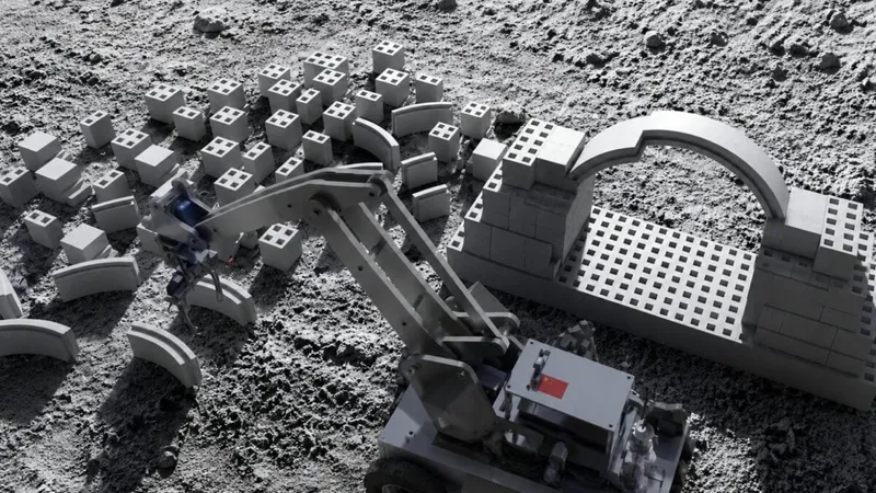 China prepara robots y una impresora 3D para construir con polvo lunar su futura base en la Luna
