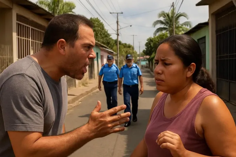 Acusan a sujeto por agredir a una mujer en el Reparto Carlos Núñez de Jinotepe