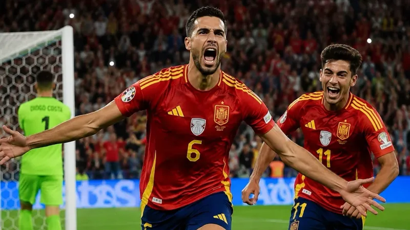 España avanza a cuartos con gol agónico de Mikel Merino ante Portugal
