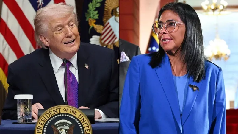 Donald Trump y Delcy Rodríguez se reunirán en Nueva York