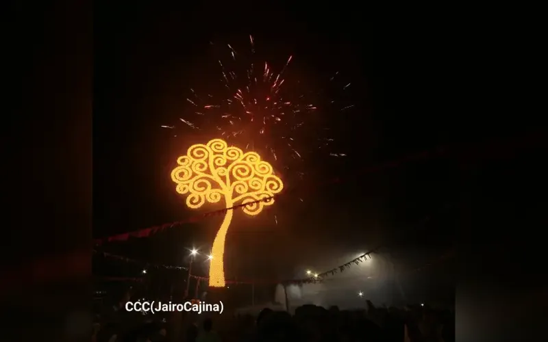 Encienden Árbol de la Vida en homenaje a los Héroes y Mártires de la Gesta Heroica de Pancasán