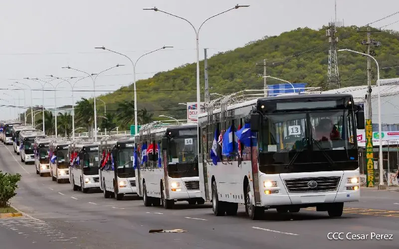 Nicaragua recibirá más unidades de autobuses Yutong este jueves
