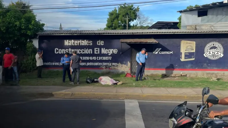 Pasajera de moto muere en accidente de tránsito en Masaya