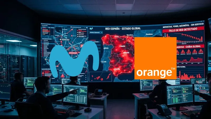 Movistar, Yoigo, Orange, MásMóvil y otras operadoras no funcionan: su red podría haberse caído en varias ciudades de España