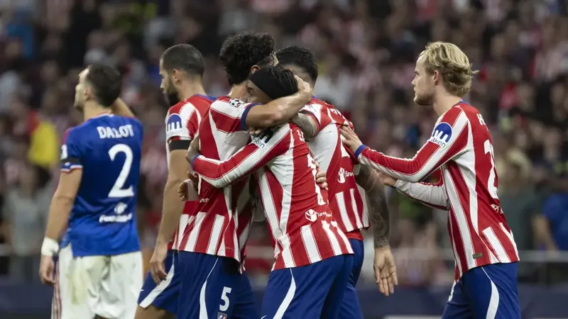 2-0. El Atlético logra un solvente triunfo para su capitán