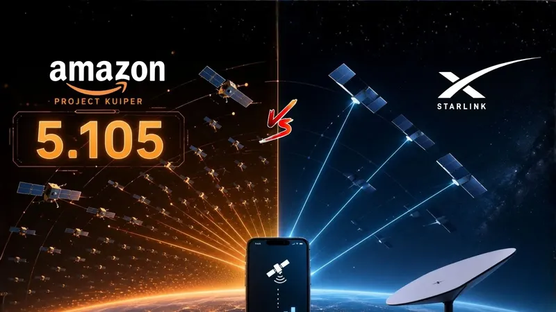 Amazon quiere conectar tu móvil con 5.105 satélites: así queda frente a Starlink
