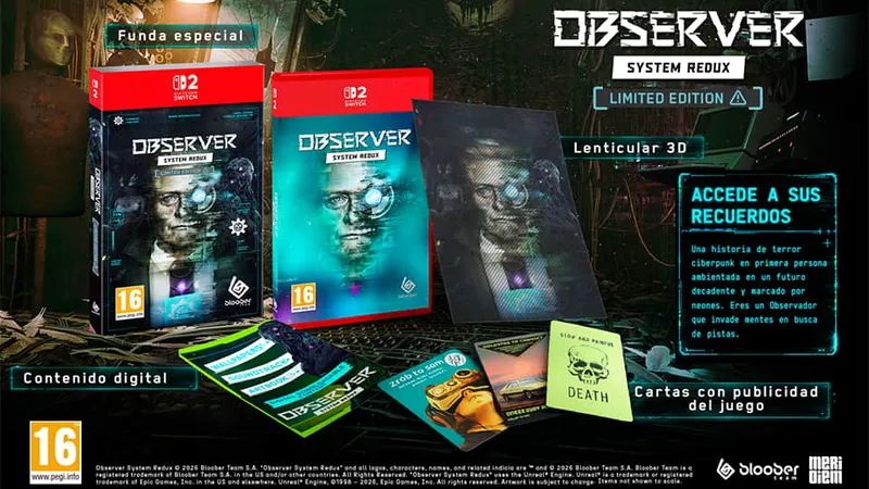 Observer para Nintendo Switch 2
