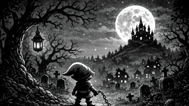 Si te gusta Zelda, Castlevania y la estética Game Boy, no pierdas de vista a The Legend of Chalkvania, un RPG de acción que parece hecho con tiza