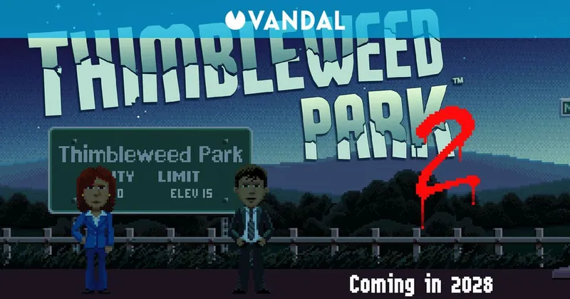 Anunciado Thimbleweed Park 2, la nueva aventura gráfica de Ron Gilbert que llegará en 2028