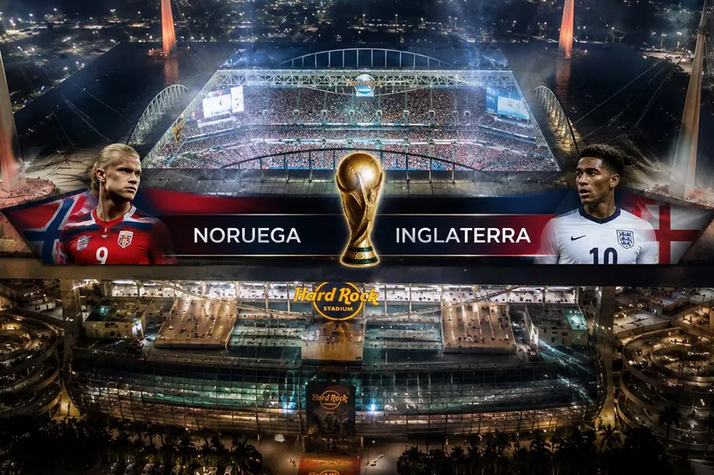 Noruega vs Inglaterra: horario y dónde ver el Mundial 2026 EN VIVO