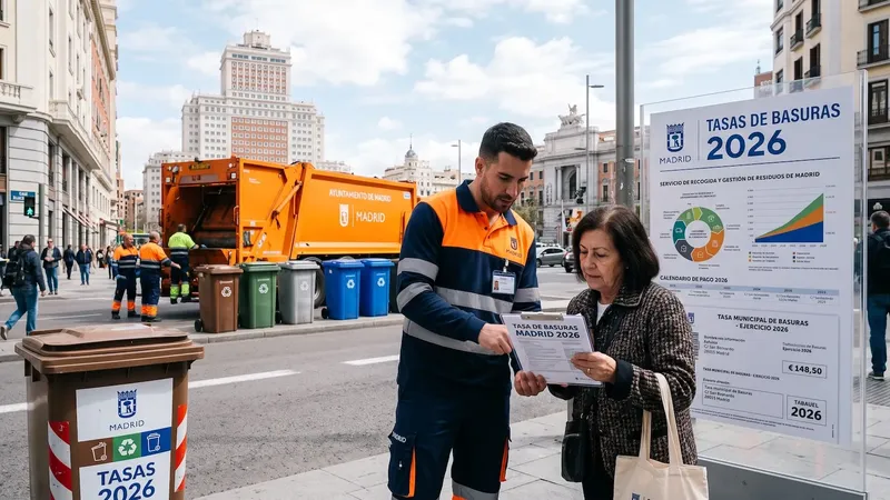 Madrid vuelve a cobrar la tasa de basuras este jueves y hay un dato clave: solo podrás reclamar el dinero si sigues unos pasos