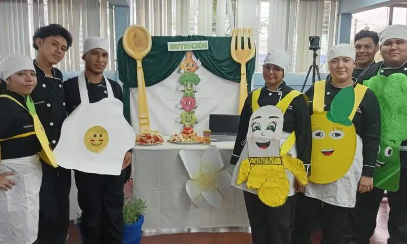 Estudiantes universitarios promueven el orgullo de la gastronomía nicaragüense