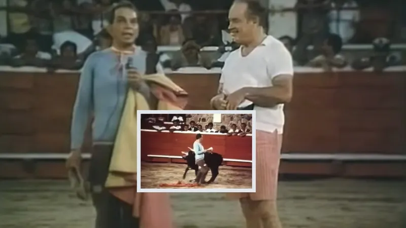Diarios de Cantinflas: Rescatan video en el que torea con Bob Hope durante Festival de Acapulco