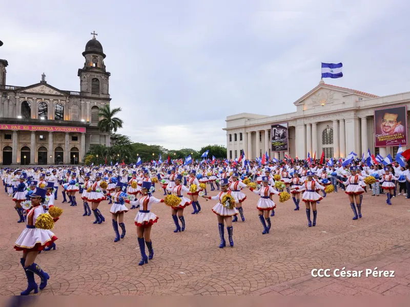 Entre colores, música y danza Nicaragua conmemora 205 años de Independencia