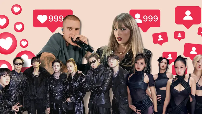 ¿BTS, Taylor Swift, Justin Bieber, o Blackpink? Quién tiene el fandom más grande