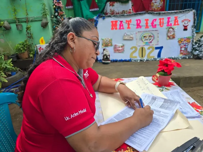 Inicia proceso de matrícula escolar 2027 en Preescolar Byron Díaz de Managua