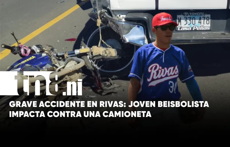 Accidente de tránsito deja grave a joven beisbolista de San Juan del Sur, en...