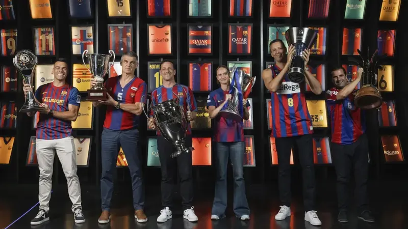 El Barça presume de sus 50 Copas de Europa