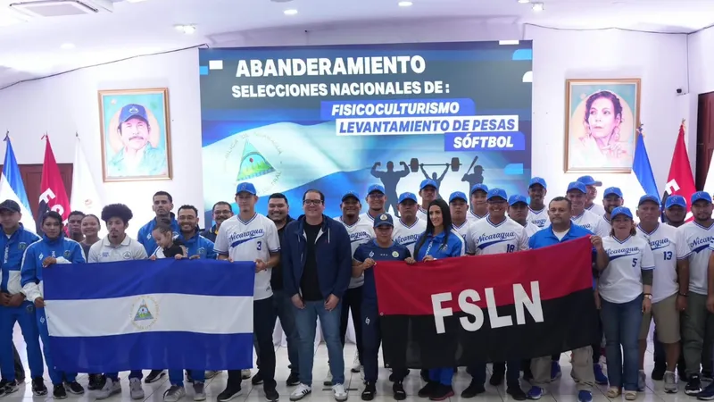 IND abandera a atletas nicaragüenses que competirán en citas internacionales durante octubre