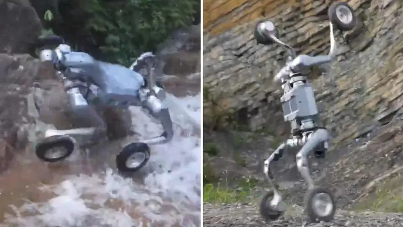 VIDEO: Este robot-atleta chino es capaz de correr por rocas a 30 km/h